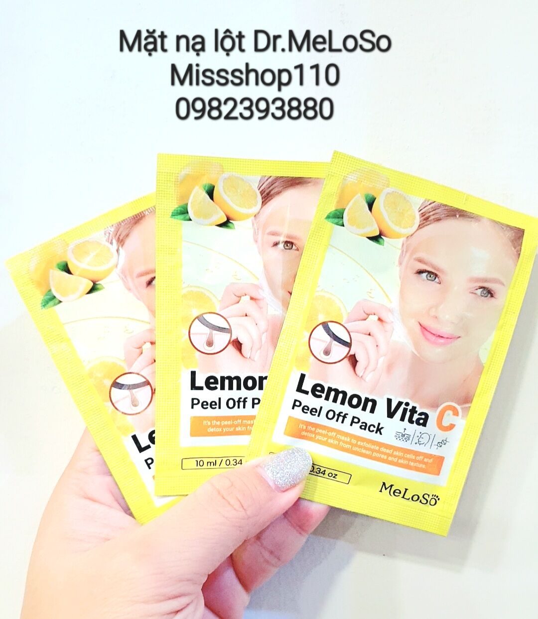 Mặt nạ lột dr.mesolo lemon vita c nội địa hàn quốc