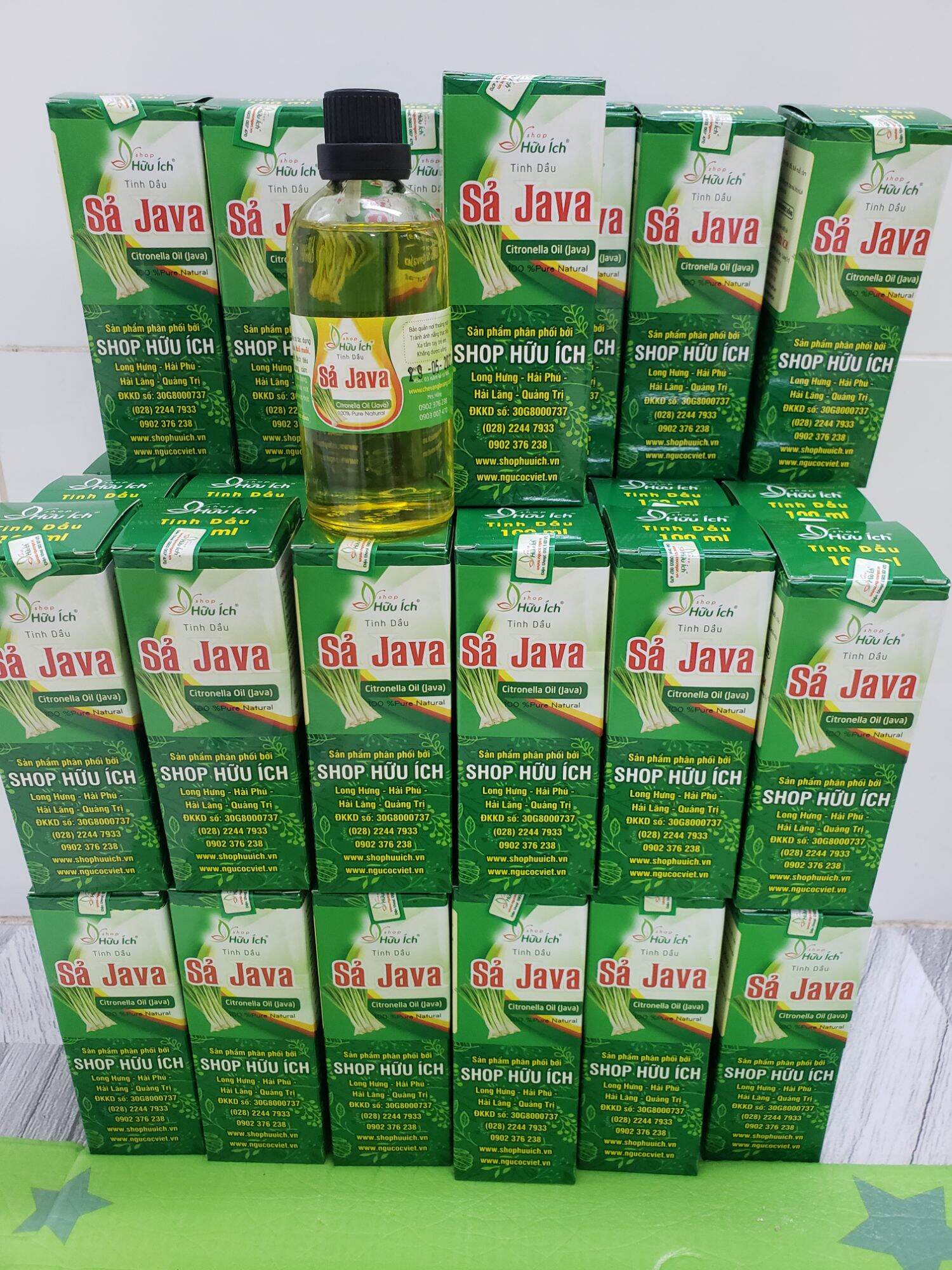[HCM]Tinh dầu sả java đuổi muỗi kiến và côn trùng 100ml