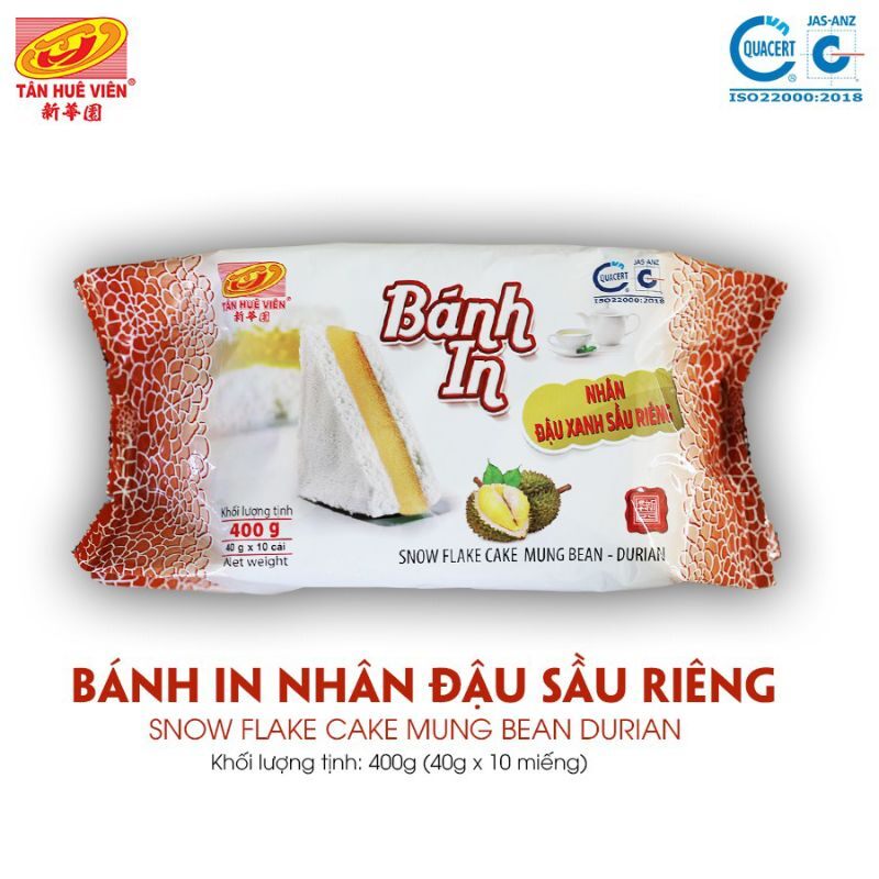 Bánh in Tân Huê Viên 10 miếng 400g