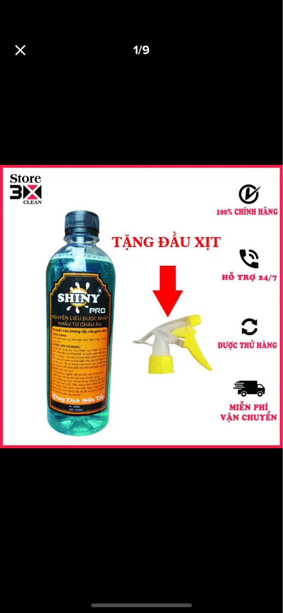 Shiny Tẩy lóc máy siêu sạch