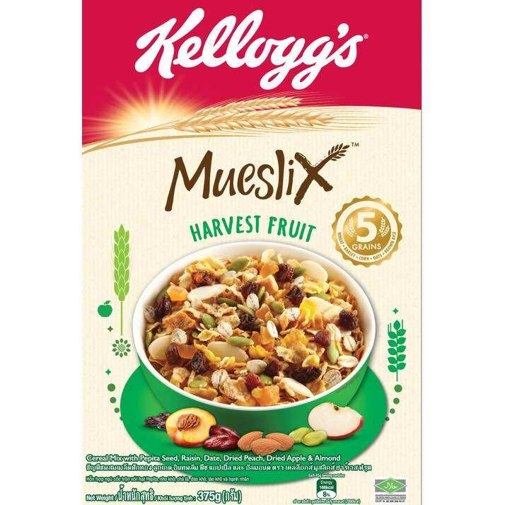 Ngũ Cốc Kellogg's MUESLIX HARVEST FRUIT 355g