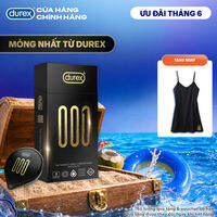 [MỚI] Bao Cao Su Durex 001 Siêu Mỏng, Hộp 3 Bao Mới Ra Mắt