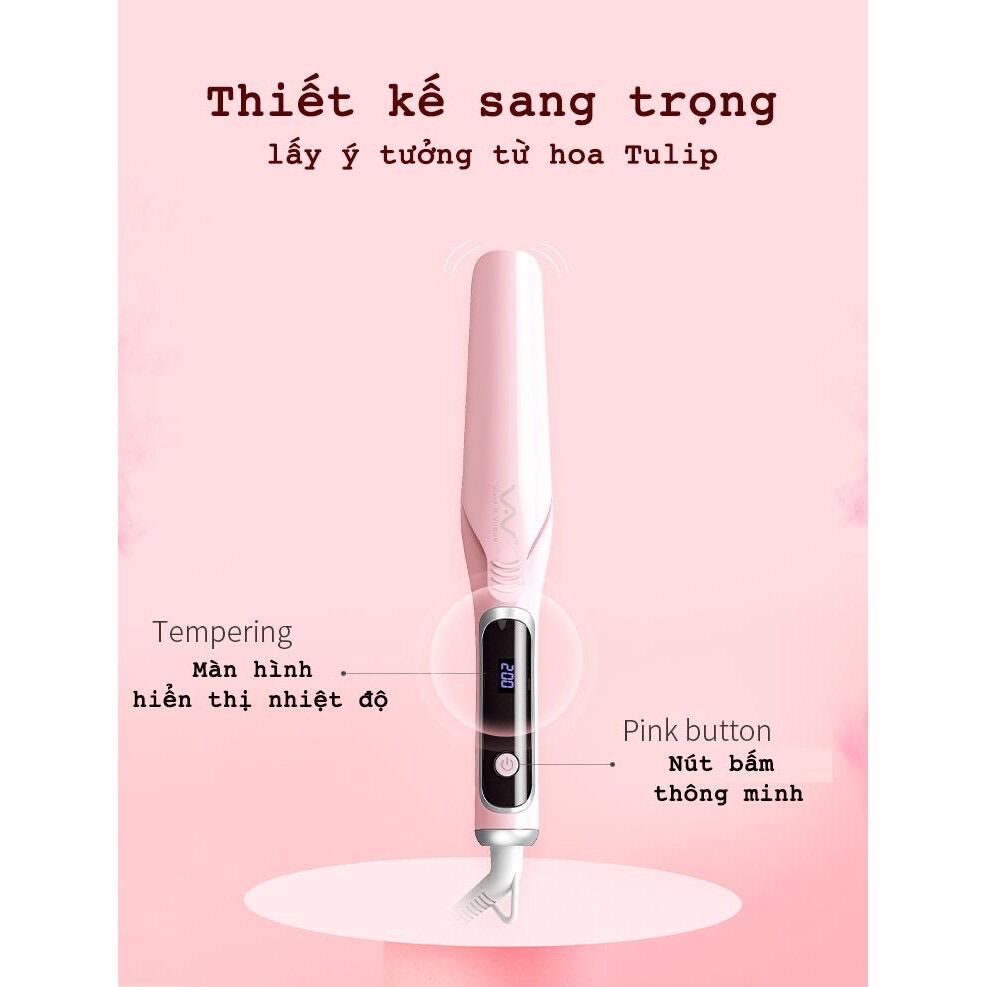 MÁY UỐN & DUỖI 2in1 VIVID&VOGUE® - VAV813D (BH 1 năm)