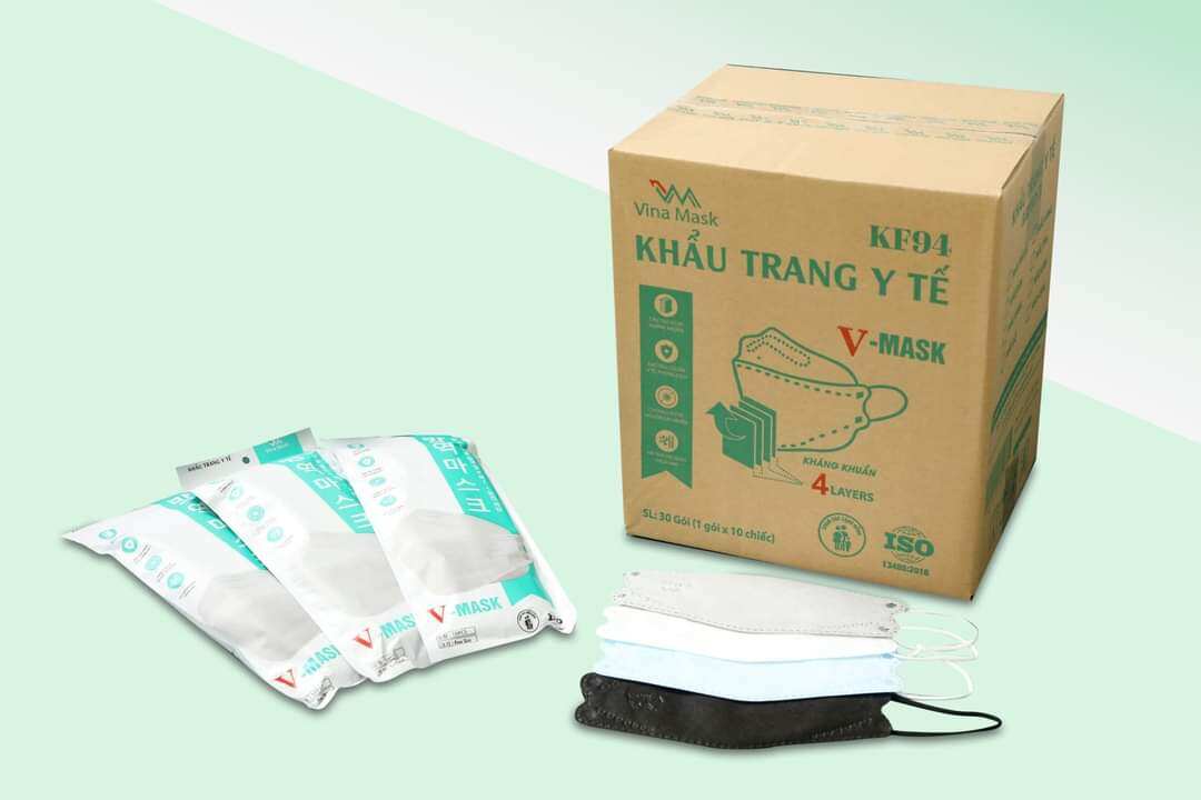 1 thùng 300c khẩu trang kf94 v- mask