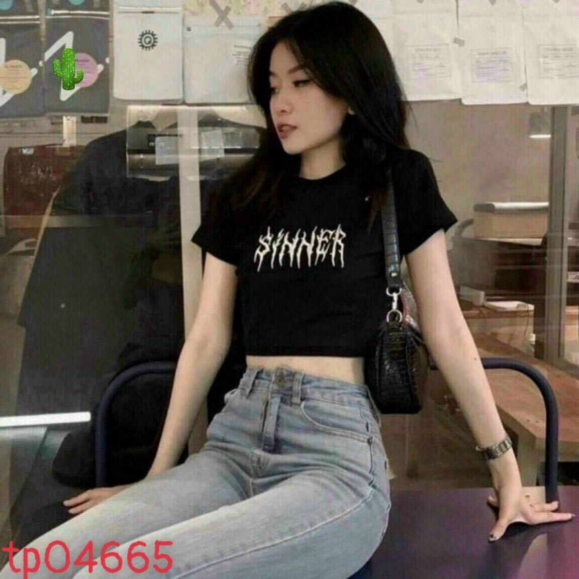 Áo croptop baby tee winer PC