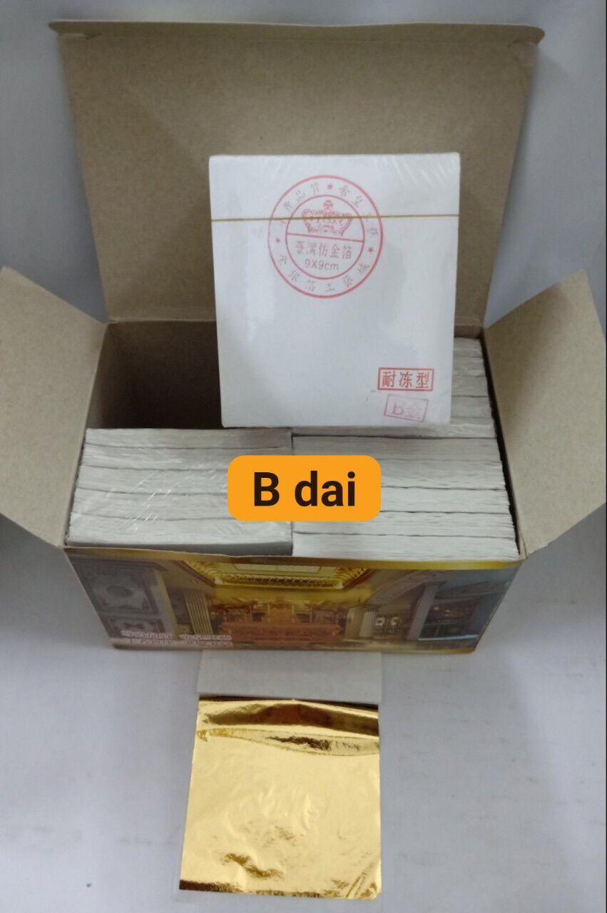 Hộp 2000 lá dát vàng Đế Vương