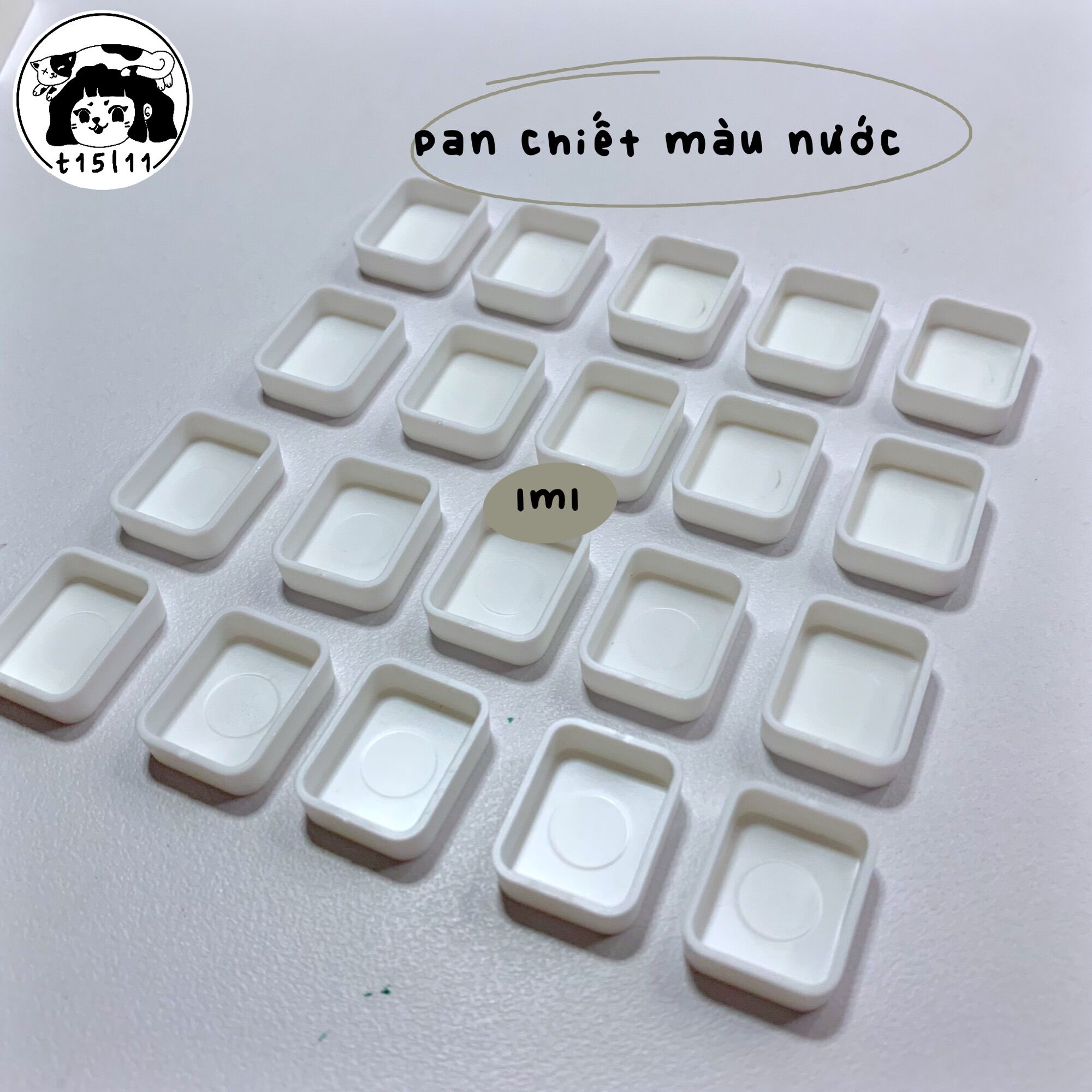[t15l11] 10 pan chiết màu 0,6ml/1ml/2ml/3,6ml