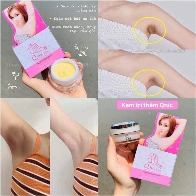 kem tri thâm nách và bikini qnic thái lan