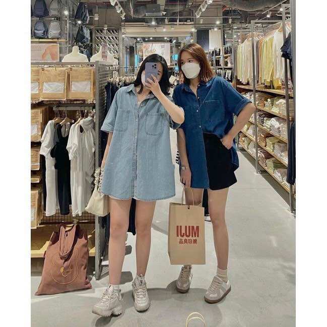 Áo sơ mi chất jean