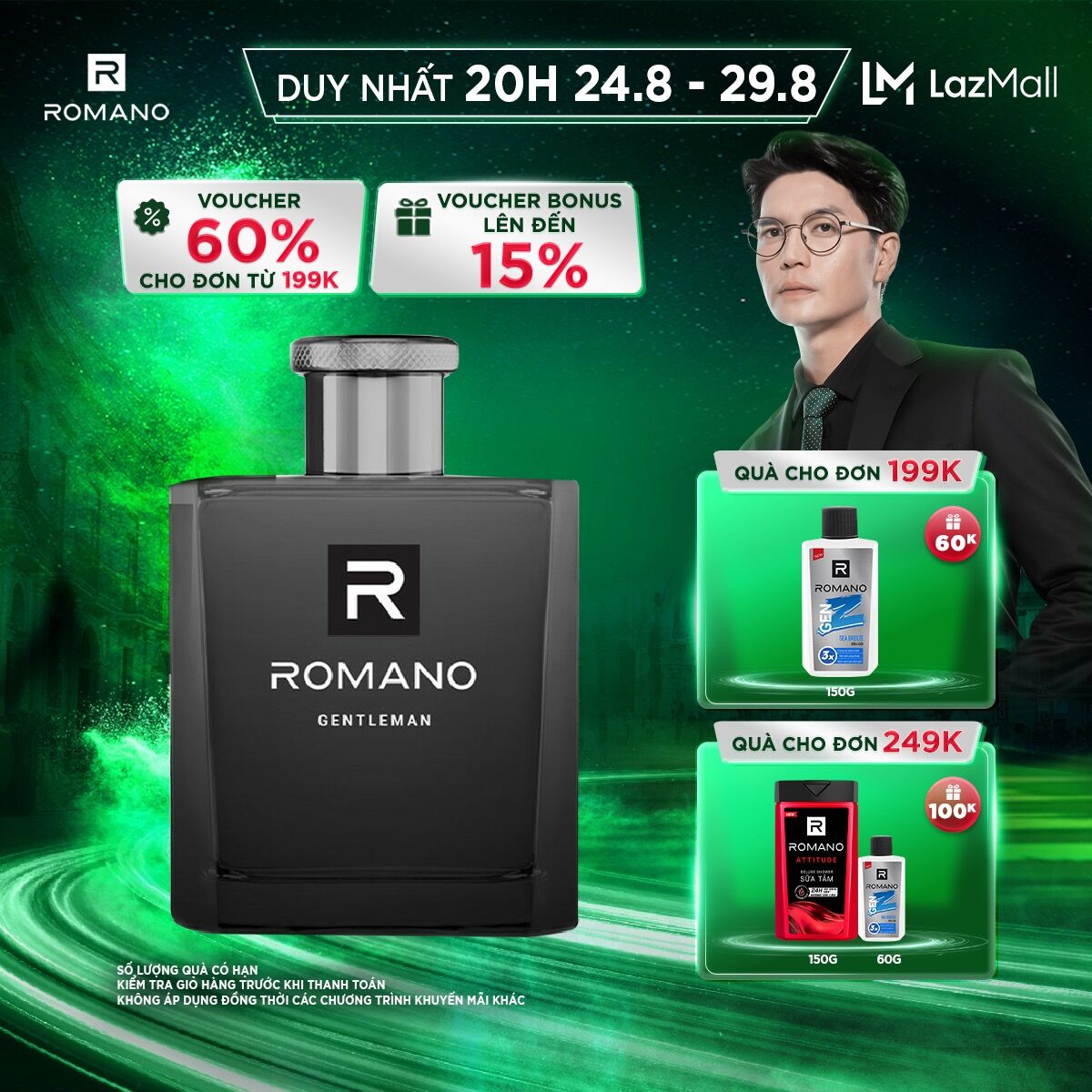 Nước hoa Romano Gentleman 50ml