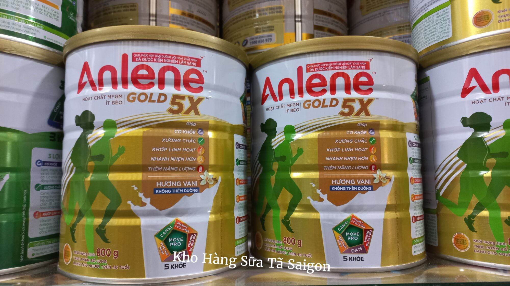 Sữa Anlene Gold 5X , Lon 800gam