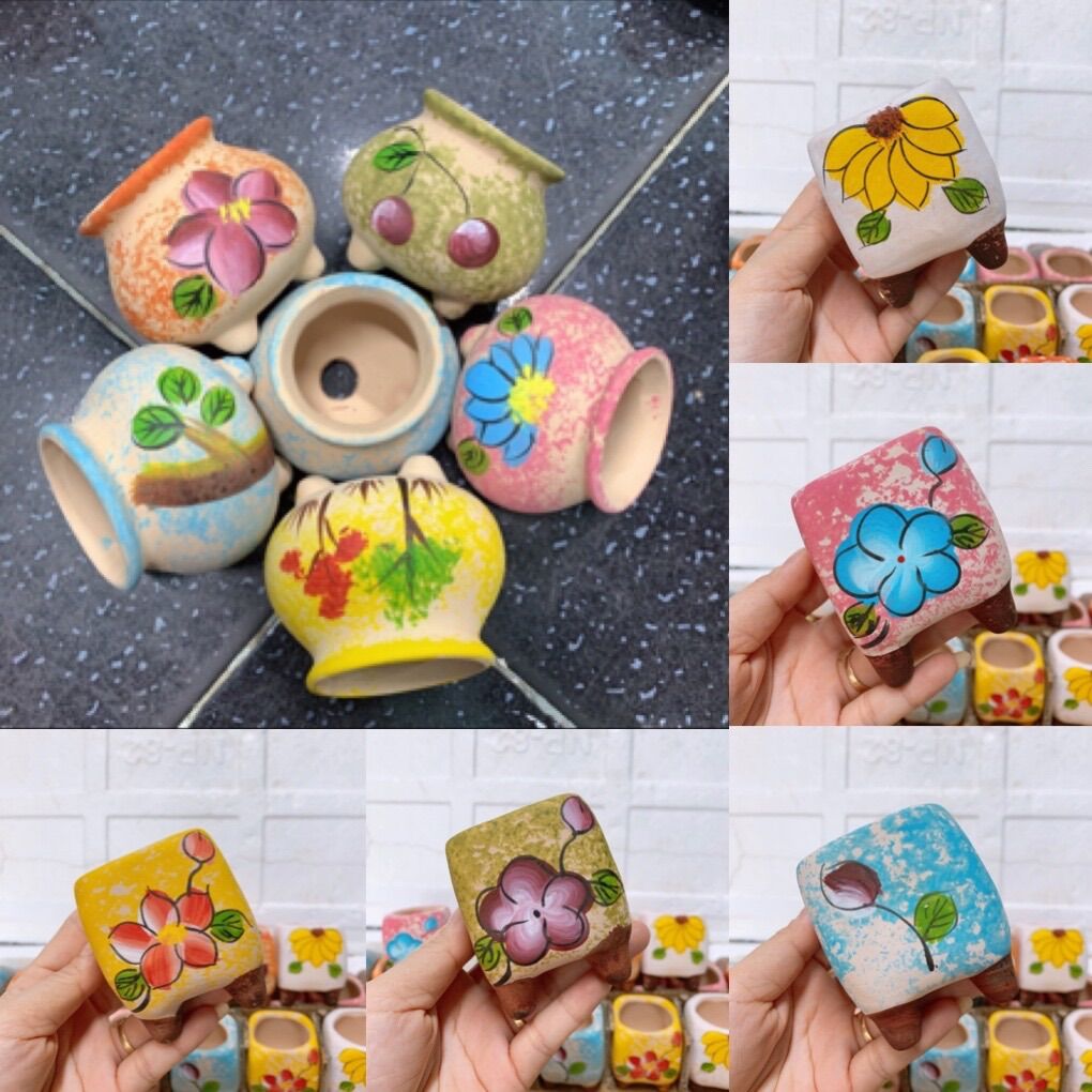 Chậu sứ mini trồng cây