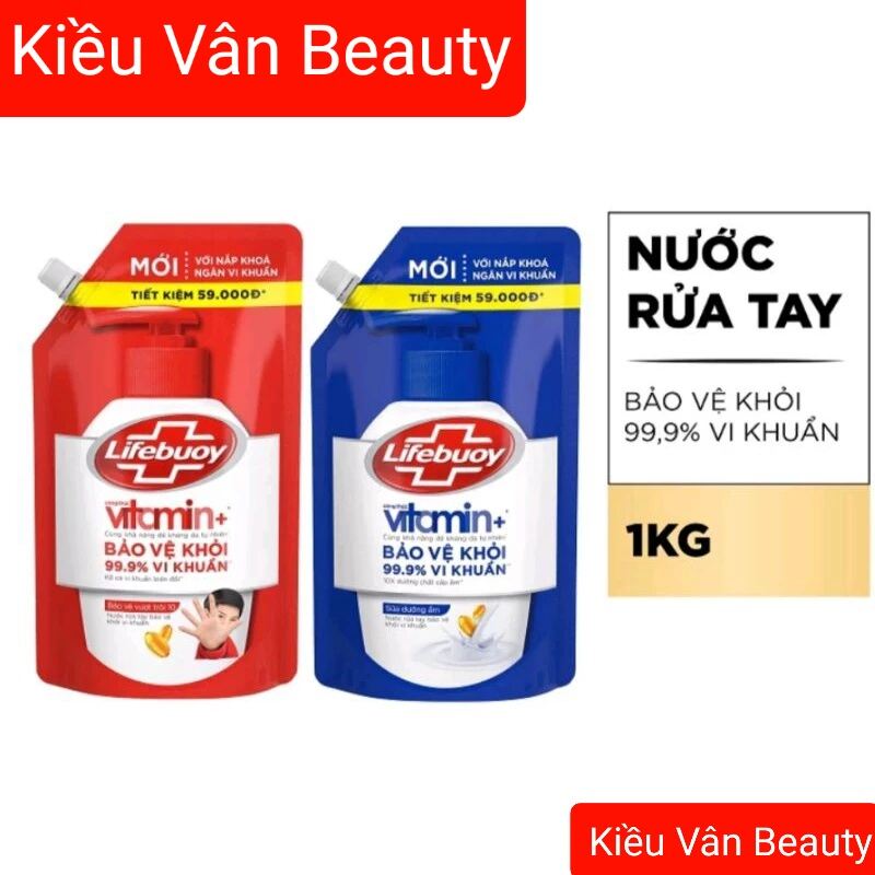 Nước rửa tay LIFEBUOY 1kg * TÚI*