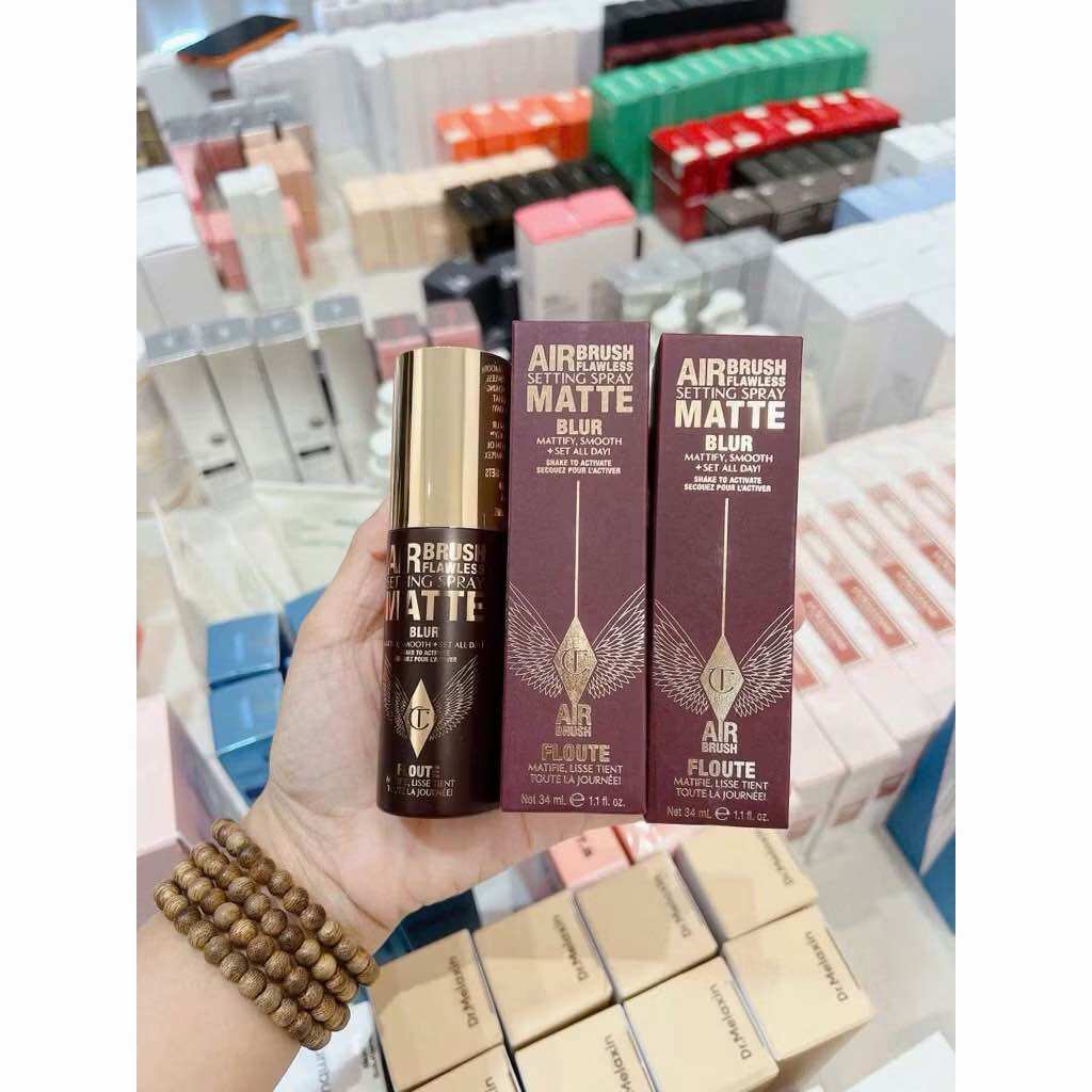 [CHÍNH HÃNG 100%] XỊT KHOÁ MAKEUP CHARLOTTE TILBURY AIRBRUSH FLAWLESS SETTING SPRAY -MATTE 34ML