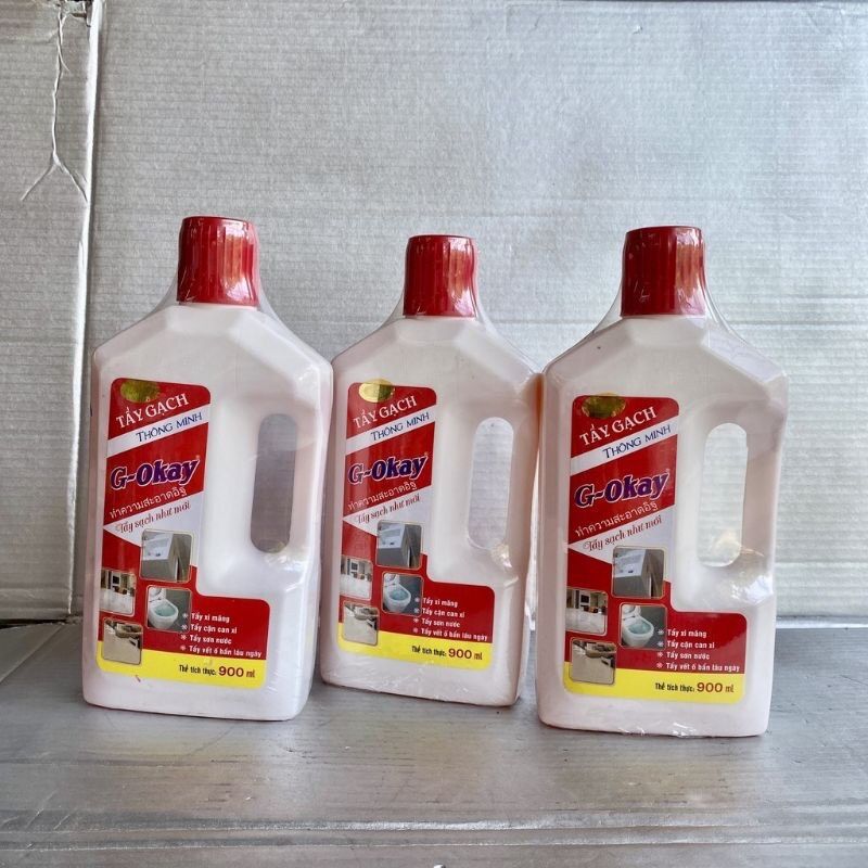 Nước tấy xi măng, tẩy gạch siêu sạch