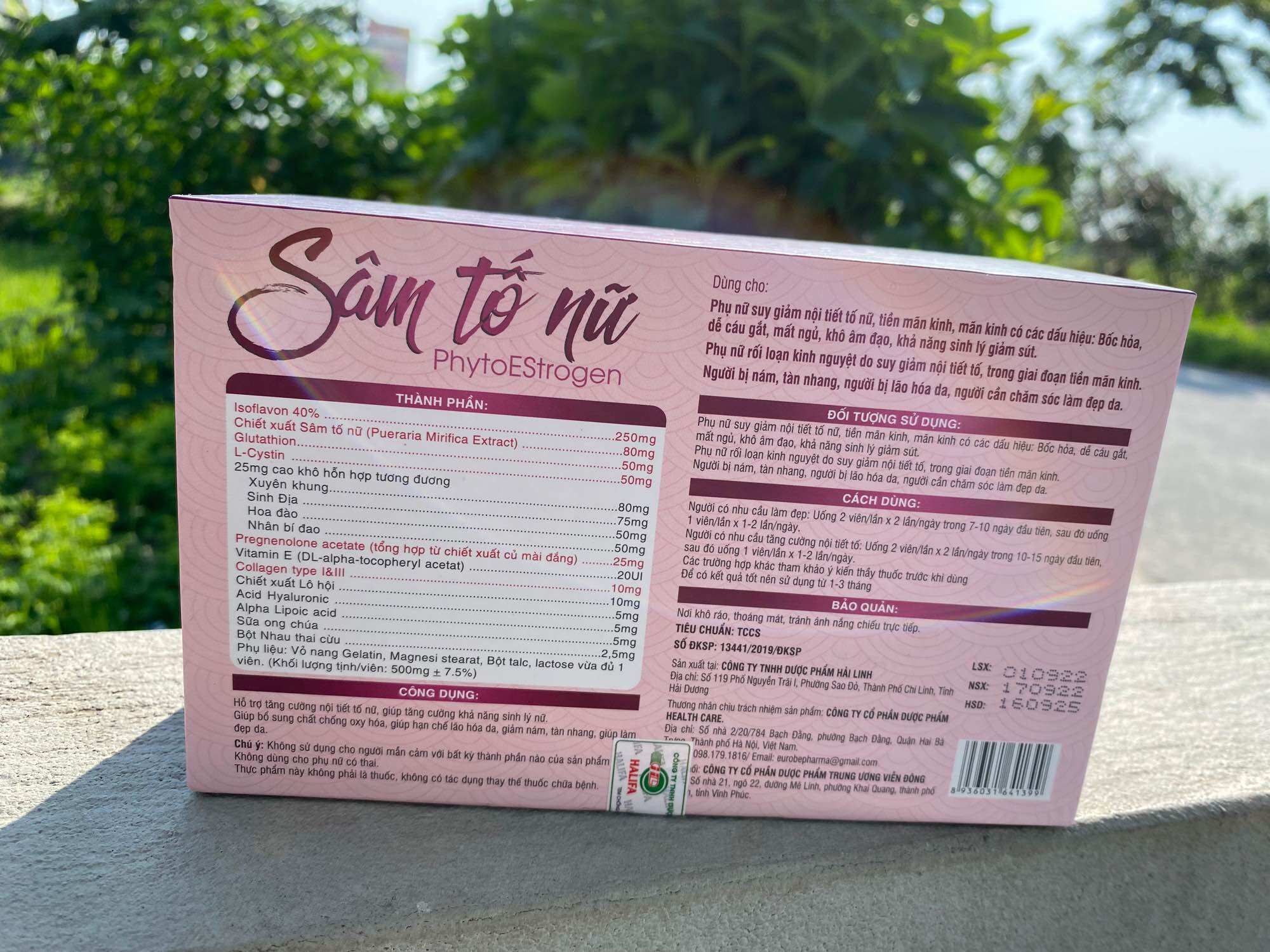 Sâm tố nữ phytoestrogen