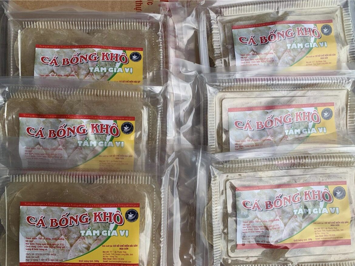 Khô Tiêu Ớt/Cá Tiêu Ớt/Bống Ớt 500G