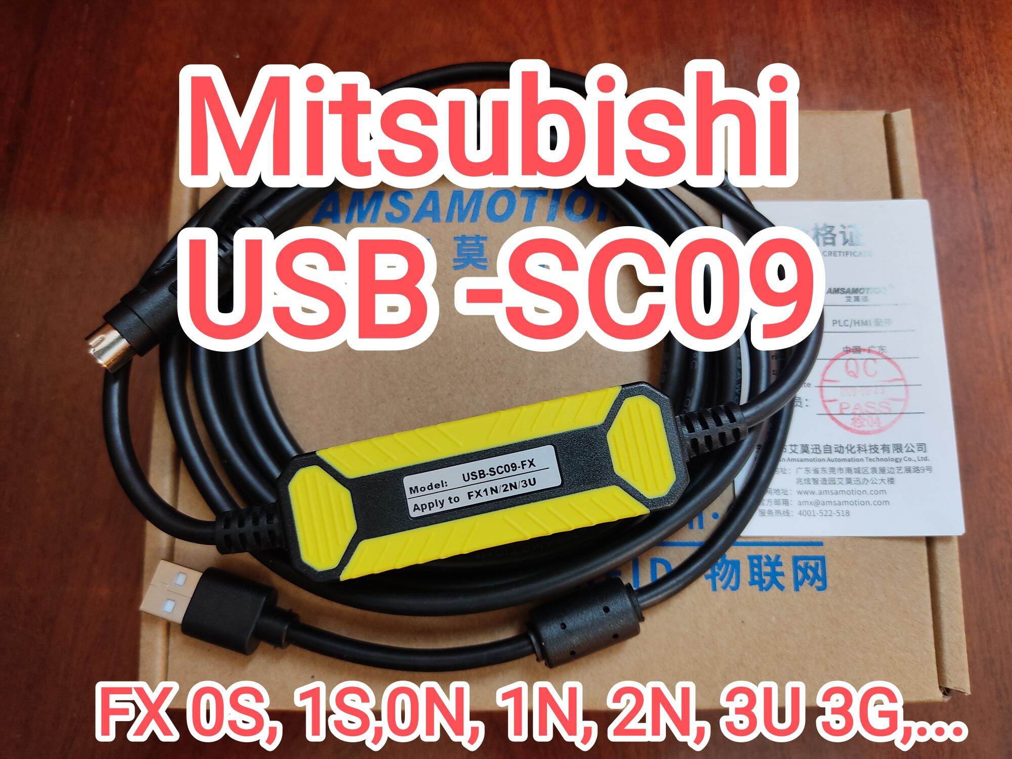 Cáp nạp chương trình plc mitsubishi usb-sc09