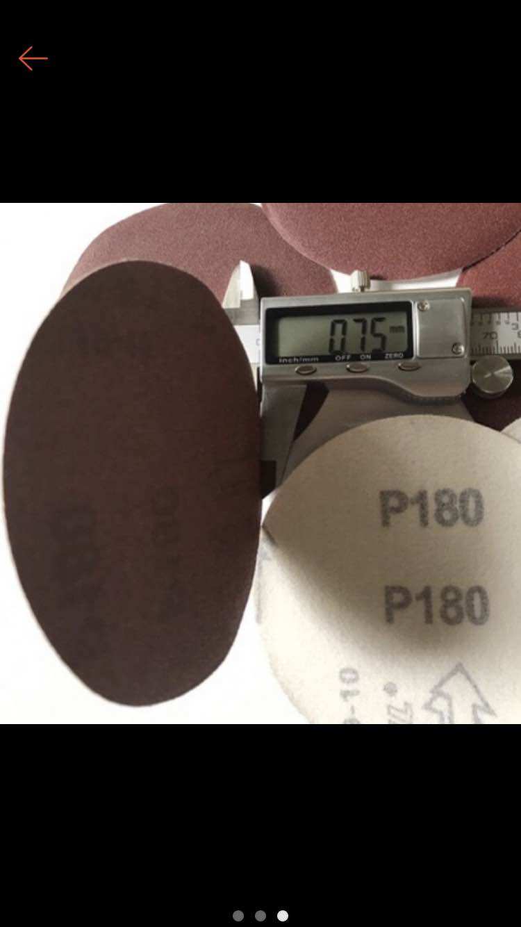 Nhám tròn tự dính 125mm Grit 80/120/180/320/600/1000