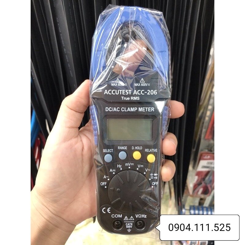 [HCM]Ampe kìm đo dòng AC/DC ACCUTEST ACC-206 (600A)
