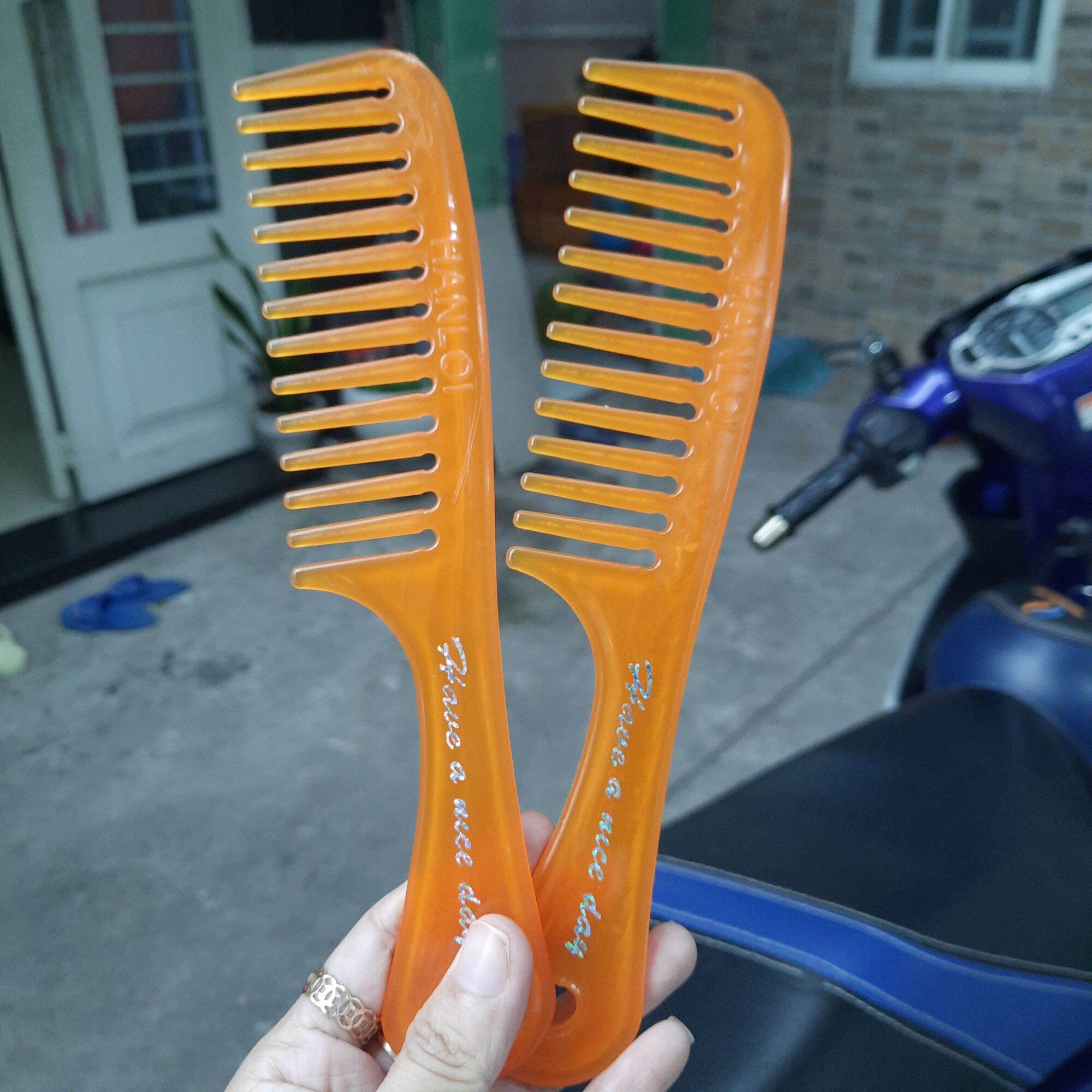 Lược thưa chải tóc rối,tóc xoăn cở vừa (dài 21cm)