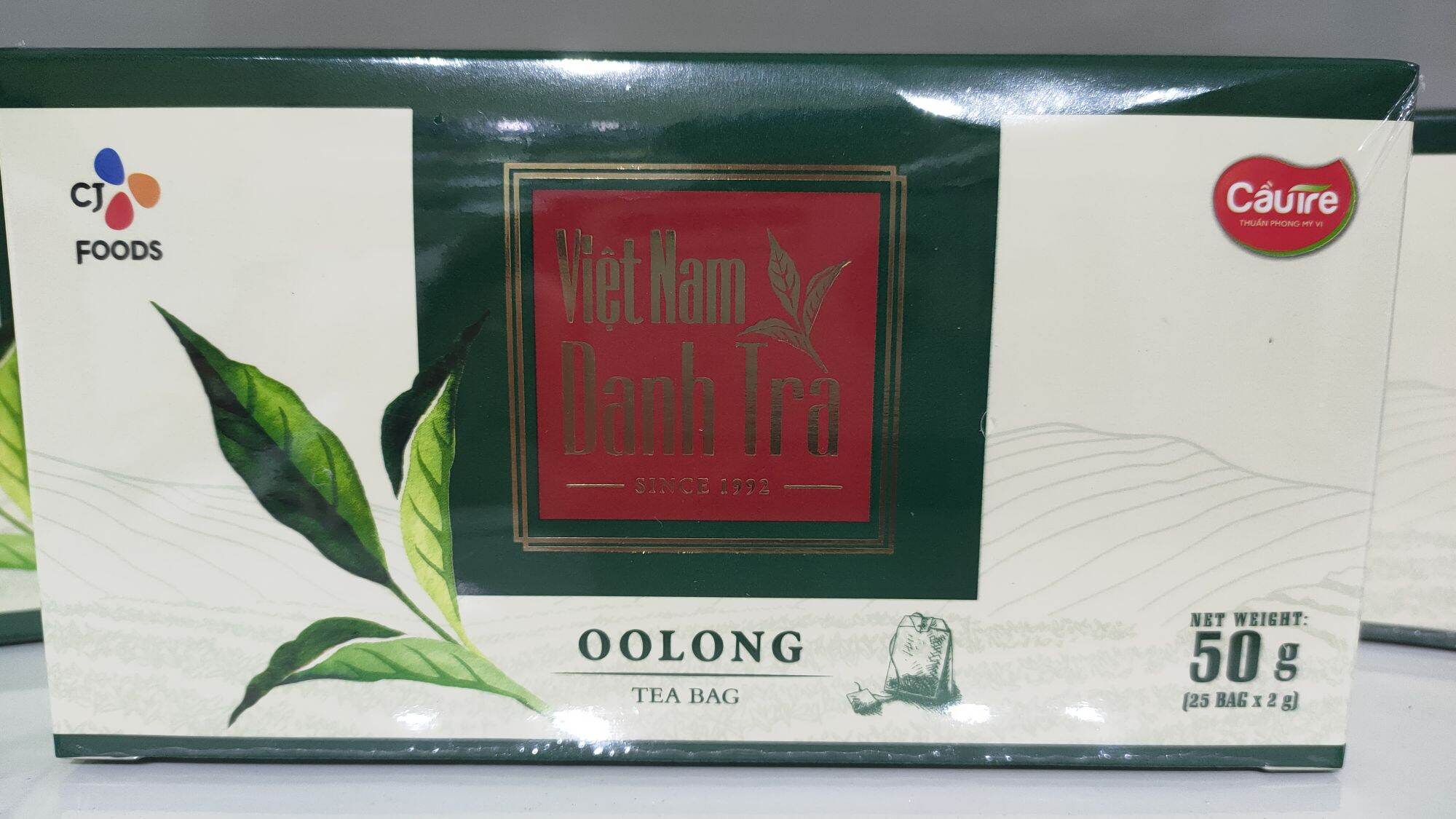5 hộp trà ô long túi lọc cầu tre 50g