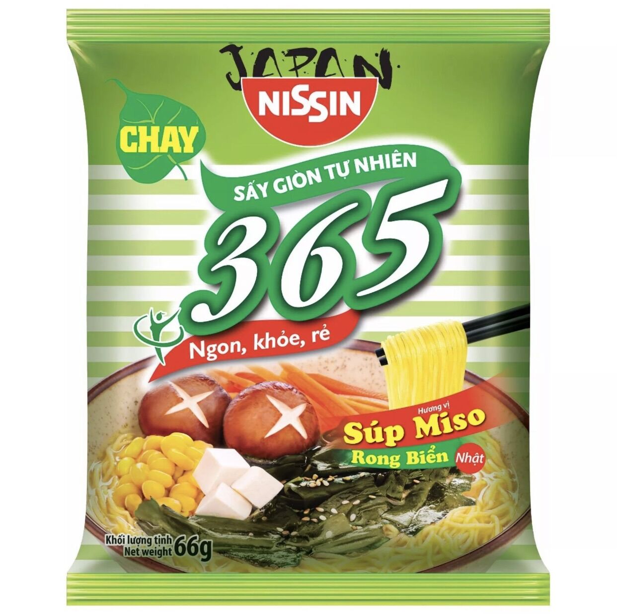 Mì Nissin Chay Rong Biển 365 ( Thùng 30 gói )