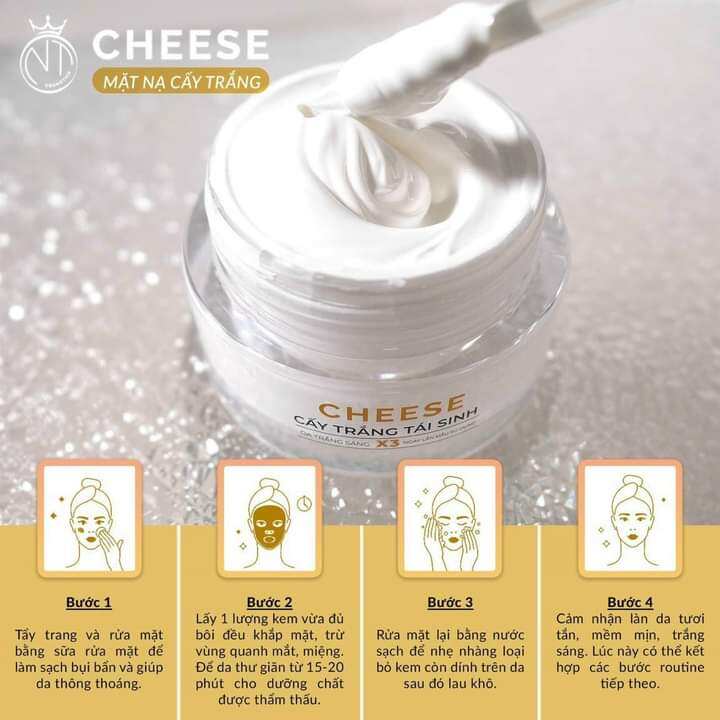 Mặt nạ Cấy Trắng tái sinh - Cheese