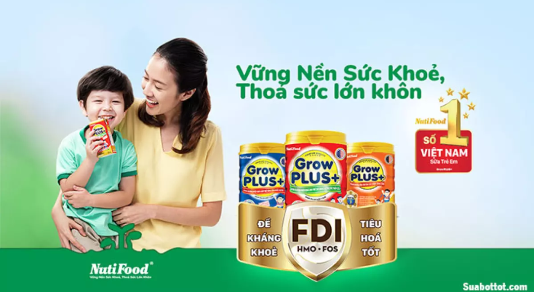 1 thùng 48 hộp Sữa grow plus đỏ pha sẵn 180 ml