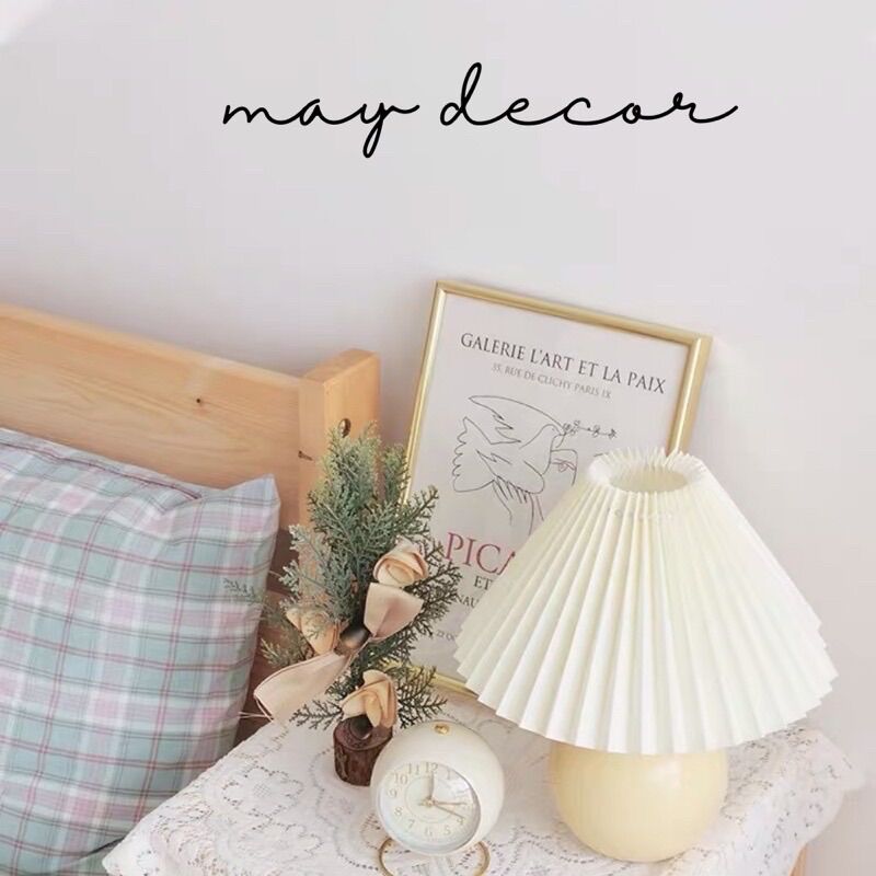 Đèn ngủ cao cấp vintage phong cách Hàn Quốc -may.decor-