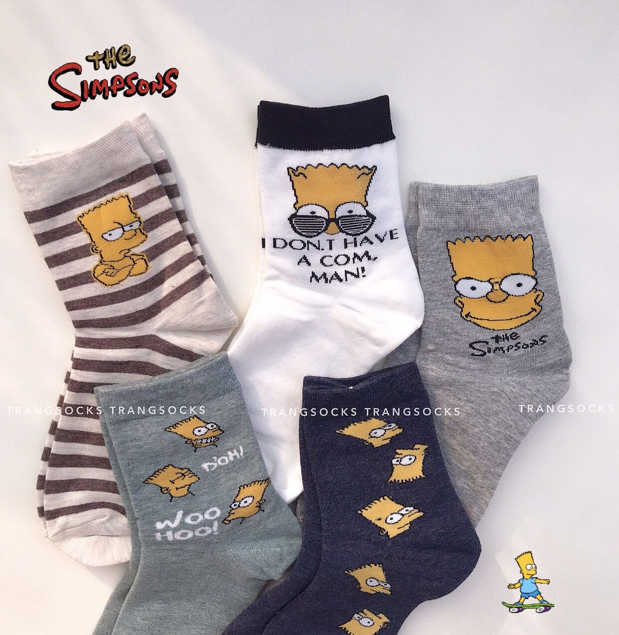 Tất vớ Simpson cao cổ- ảnh thật