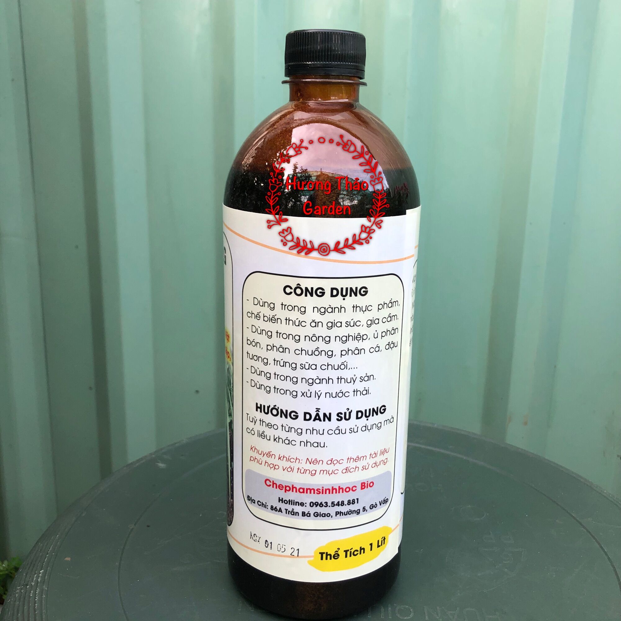 Mật Rỉ Đường Bio Nguyên Chất Ủ Phân Hữu Cơ Chai 1L