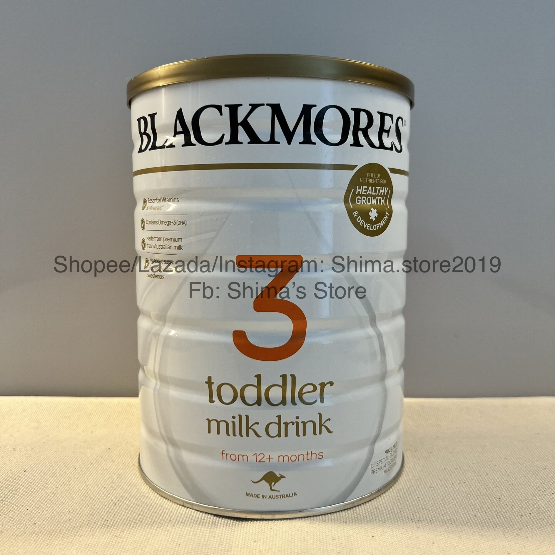 Sữa BLACKMORES số 3 Toddler Úc 900G (1 tuổi trở lên)