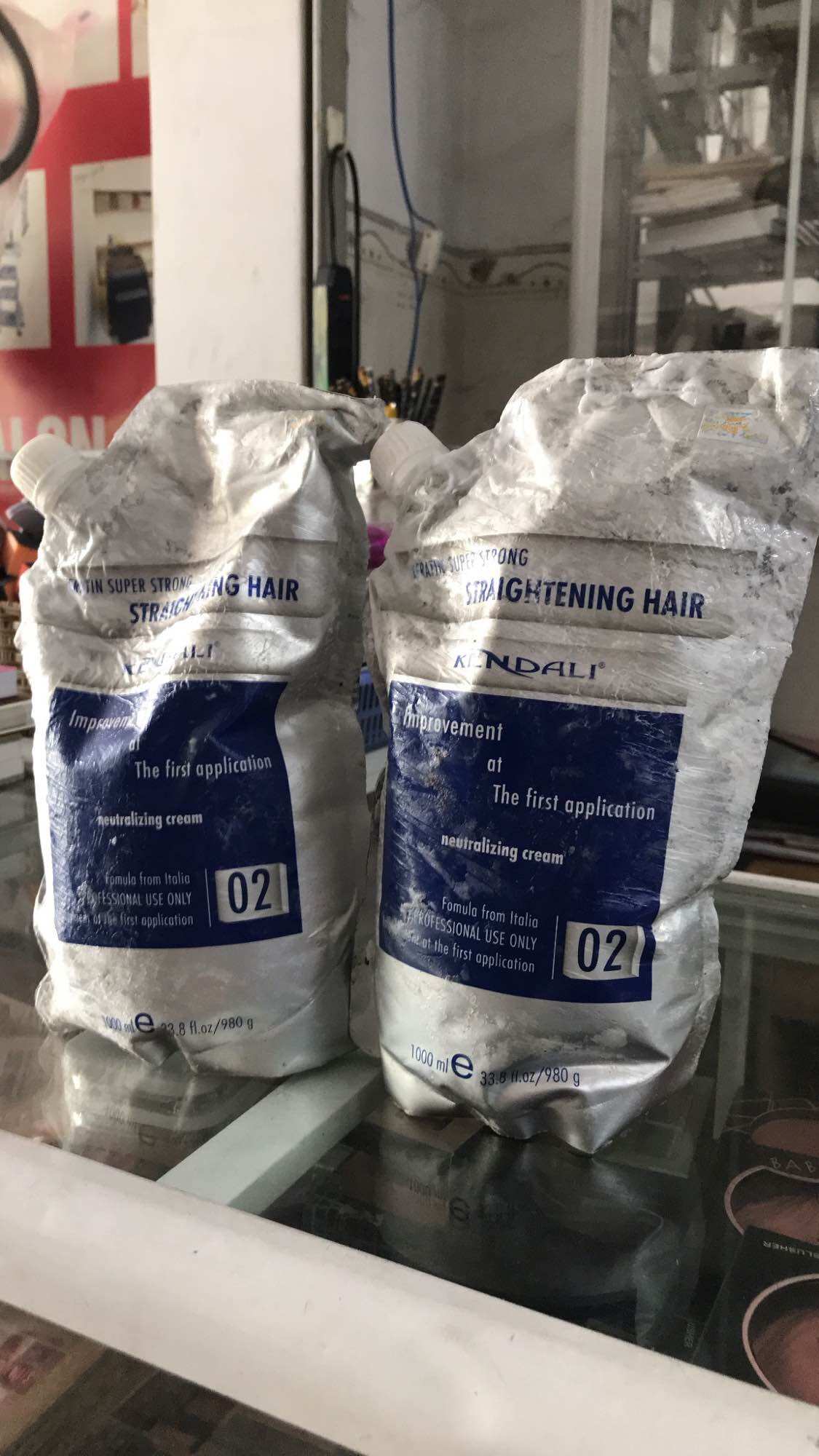 Duỗi tóc kerratin Kendali dạng bịch 1000mlx2