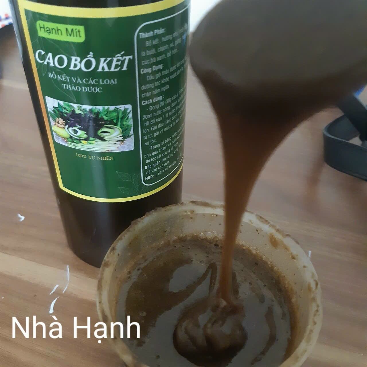 Dầu gội cao bồ kết thảo dược cô đặc 500 ml