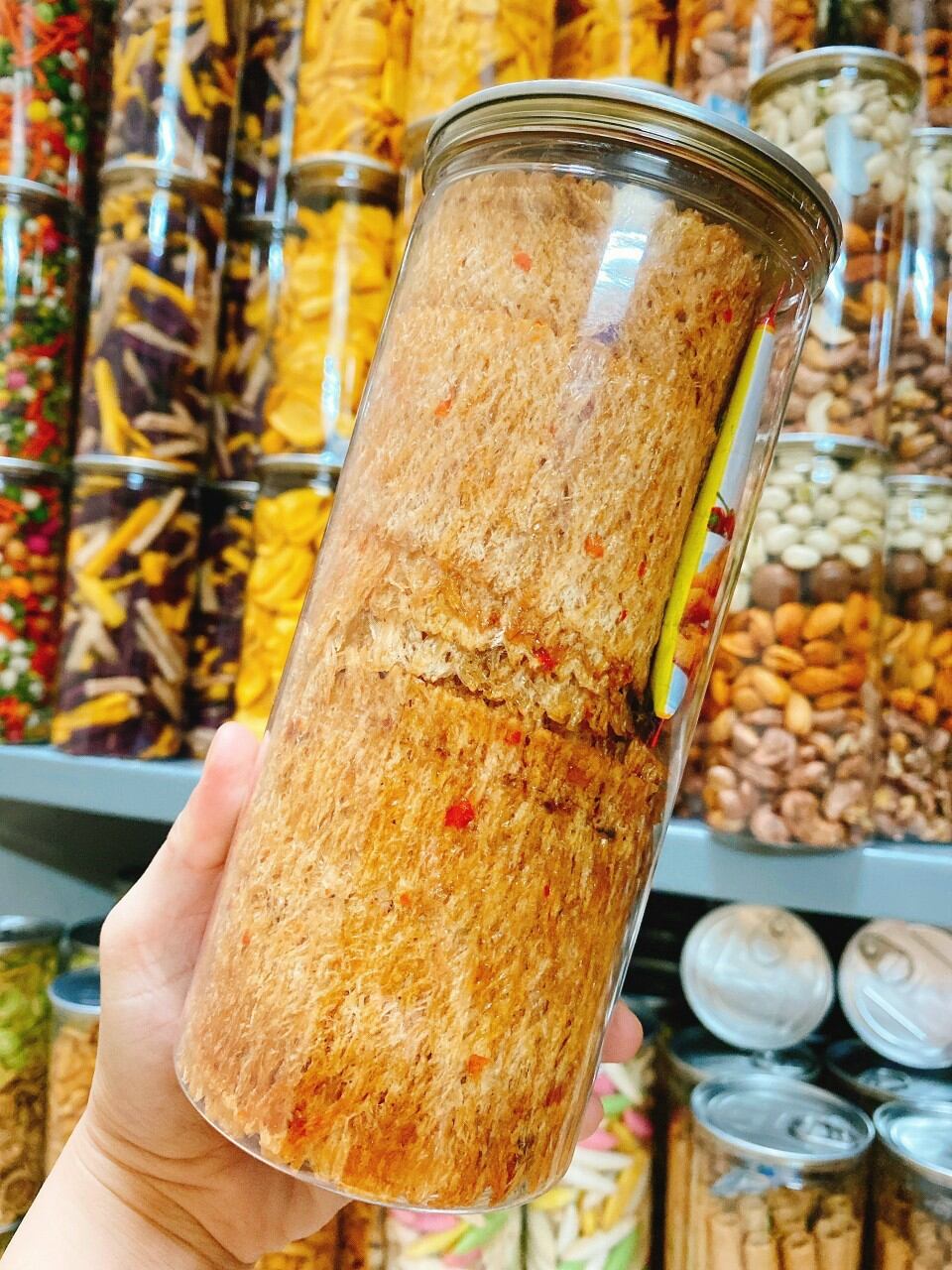 hũ pet - 200g mực cán tẩm vị
