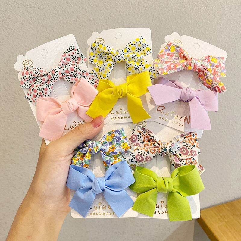 2 Kẹp tóc nơ phong cách Hàn Quốc dễ thương