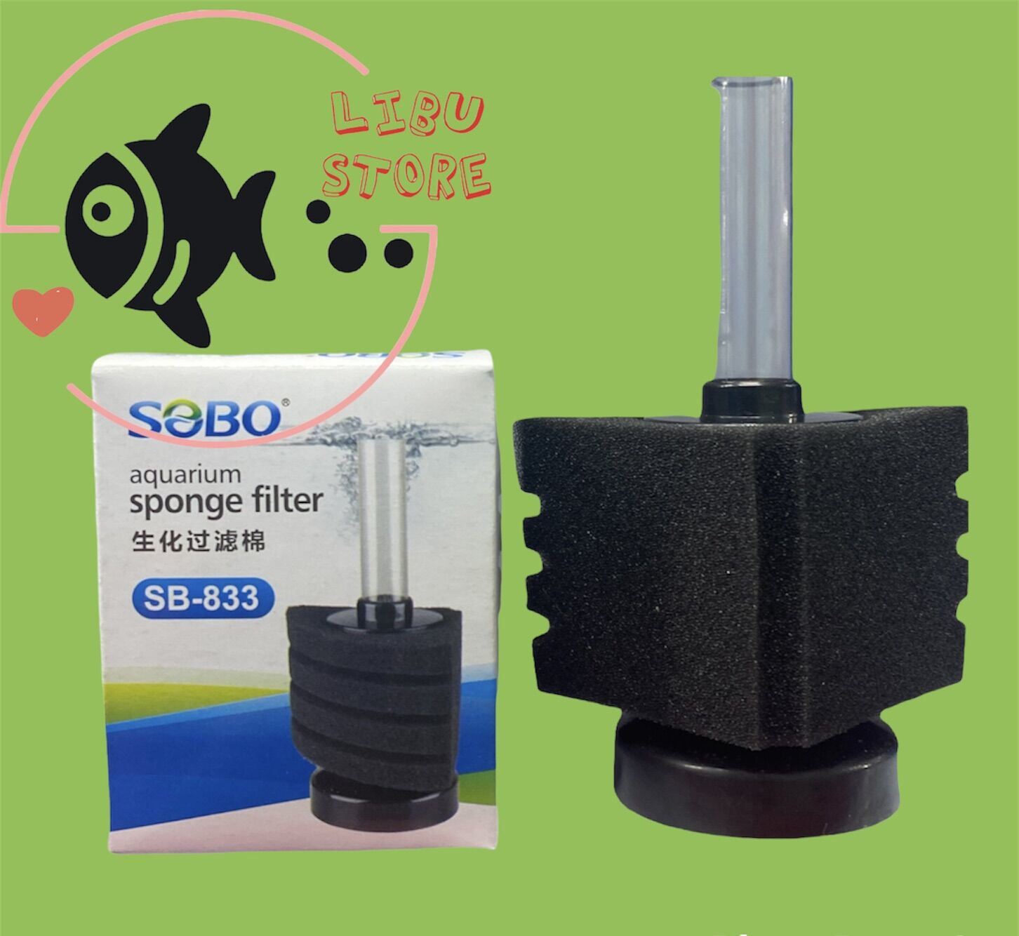 Lọc vi sinh mini để góc hồ cá sobo