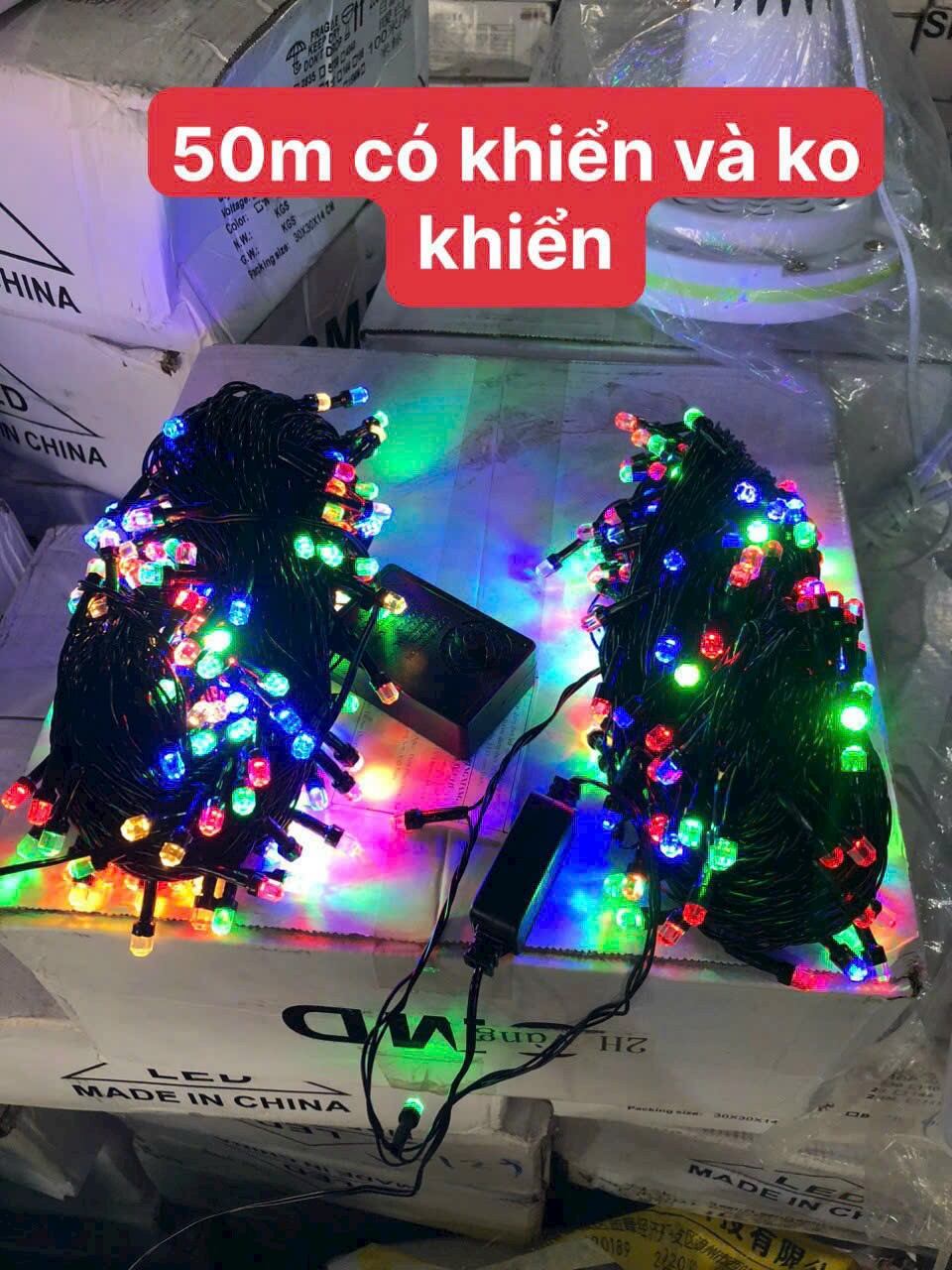 Dây đèn nháy led kim cương dài 50met