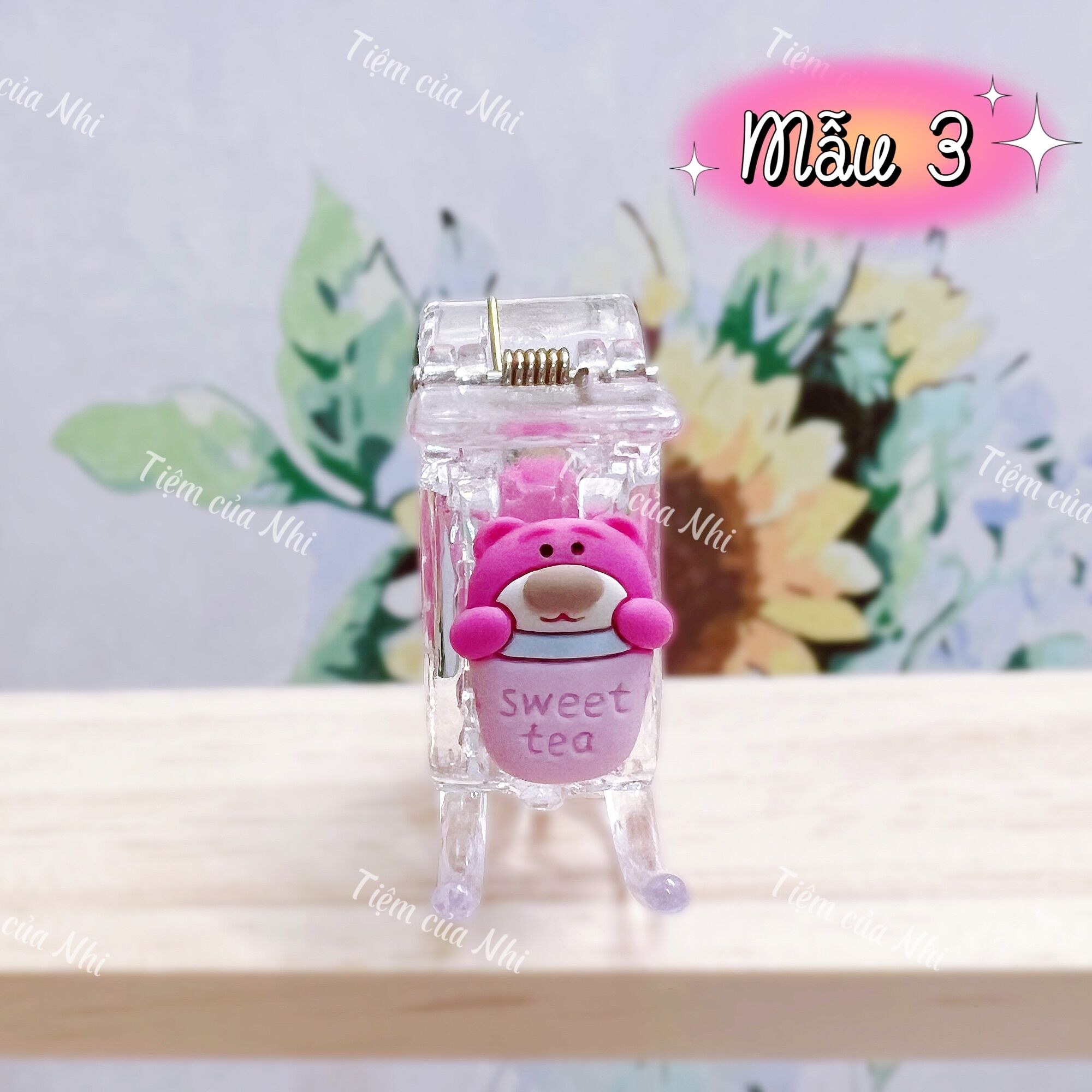 KẸP CÀNG CUA 3 RĂNG GẤU DÂU LOTSO