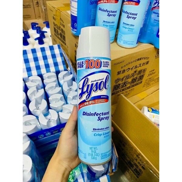 Xịt kháng khuẩn Lysol 538g Hàng Mỹ