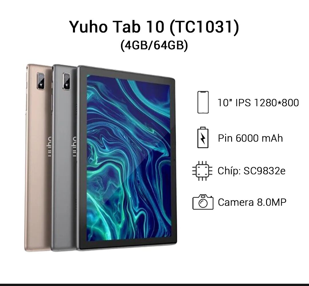 Máy tính bảng Yuho tab 10