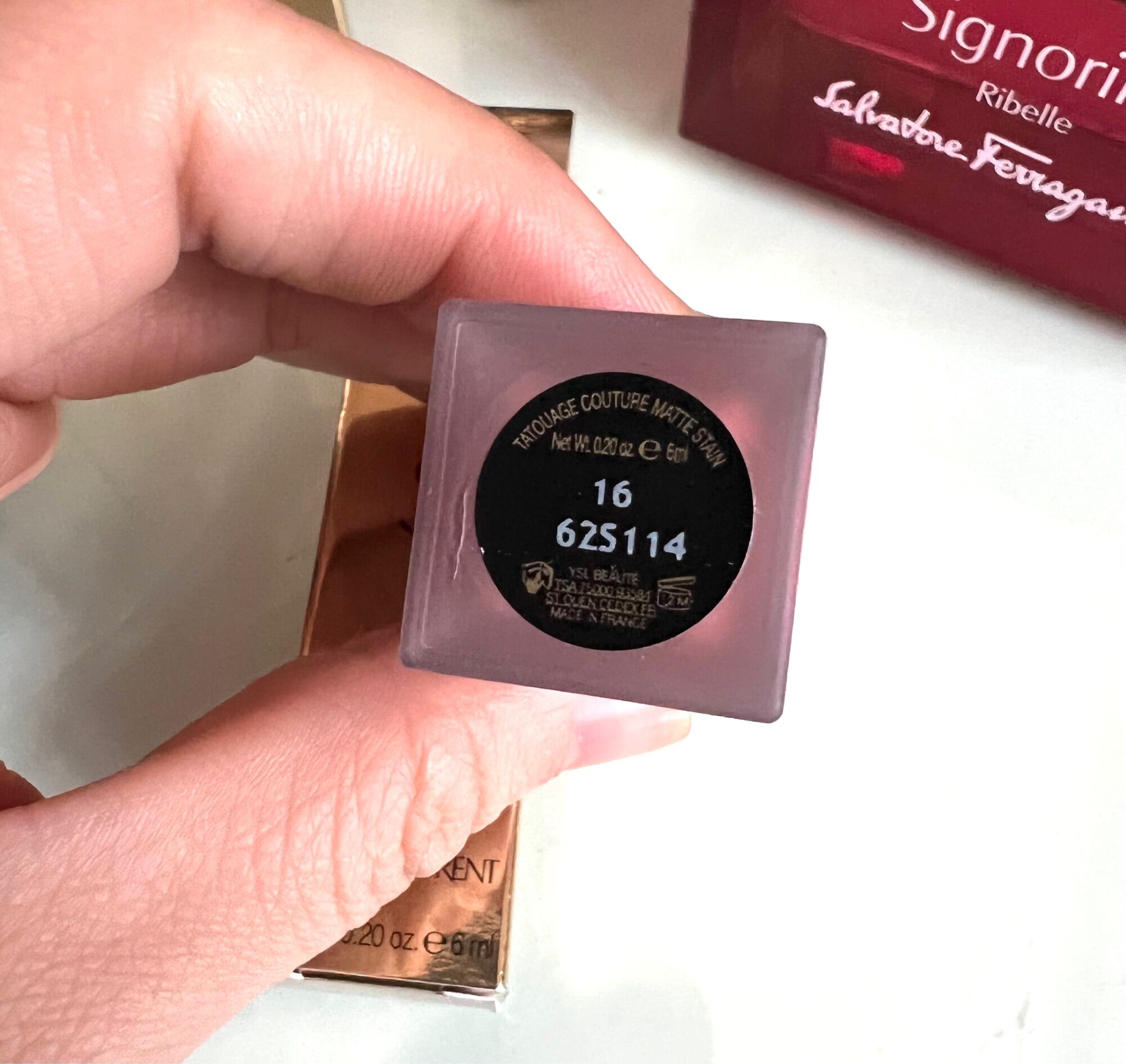 Son Kem YSL 16 Nude Emblem Màu Hồng Đất