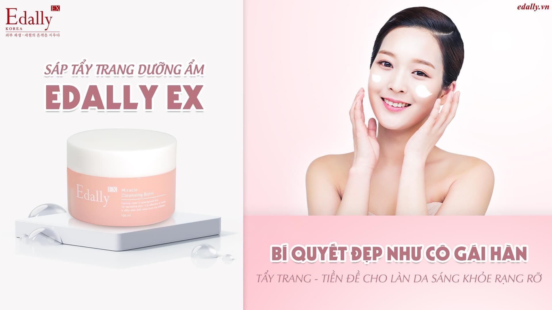 Kem tẩy trang cấp ẩm Edally Ex
