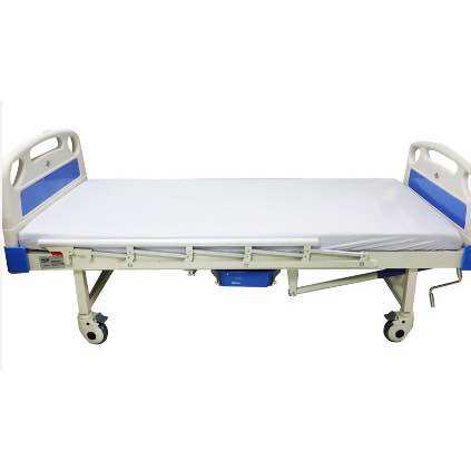 Ga trải giường y tế màu trắng/ xanh có chun bo 90x190cm