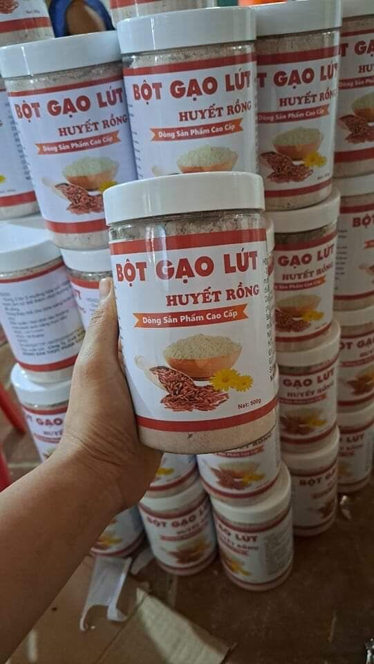 500g bột gạo lứt huyết rồng
