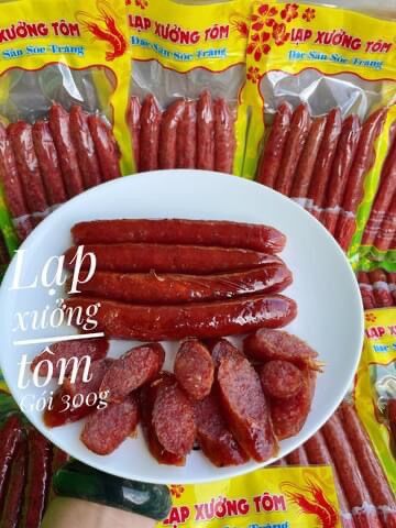 Lạp xưởng tôm gói 300gr