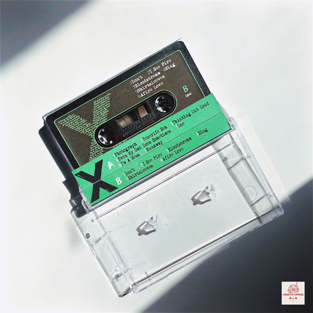Băng cassette album X - Ed Sheeran (Custom Cassette Tape)