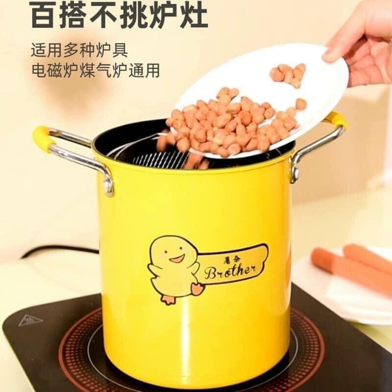 Nồi chiên ngập dầu mini con vịt vàng