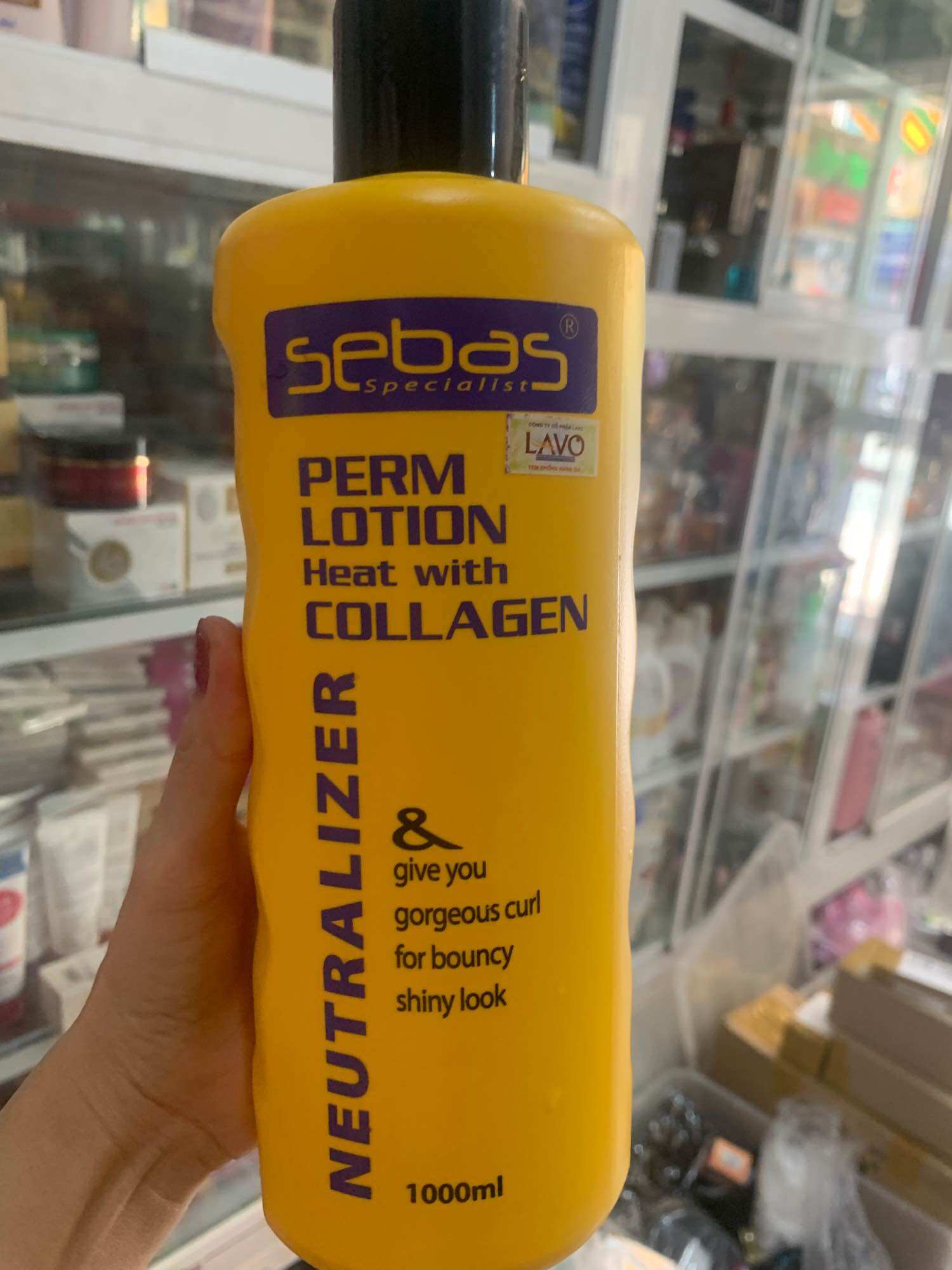 Thuốc Uốn Nóng Sebas, Uốn Setting Sebas 1000ml *2